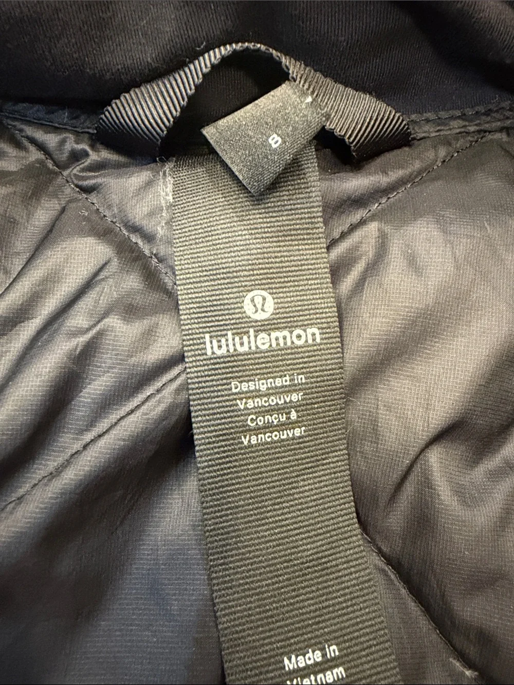 Lululemon Down For A Run Vest Size 8